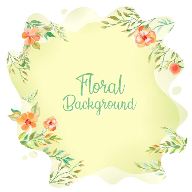 Floral cutout background