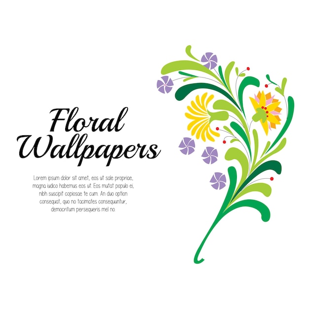 Floral decorative elements