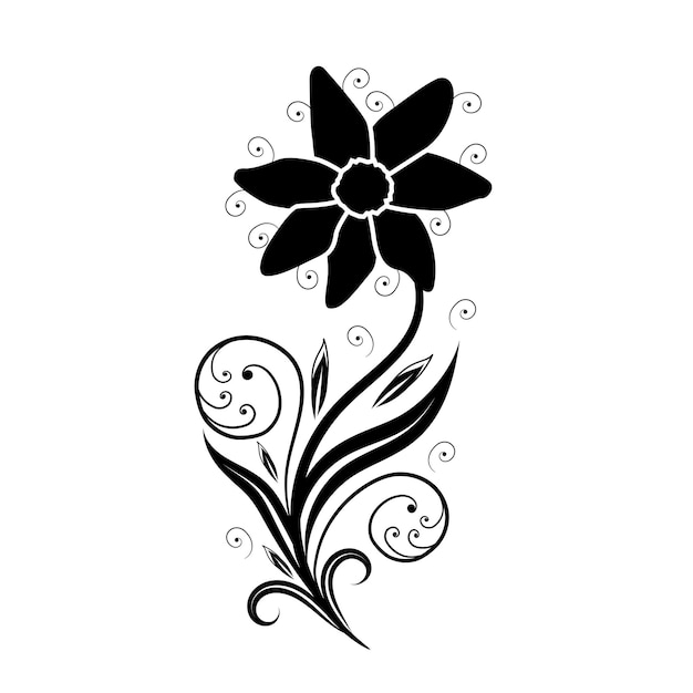 Vector floral design 3