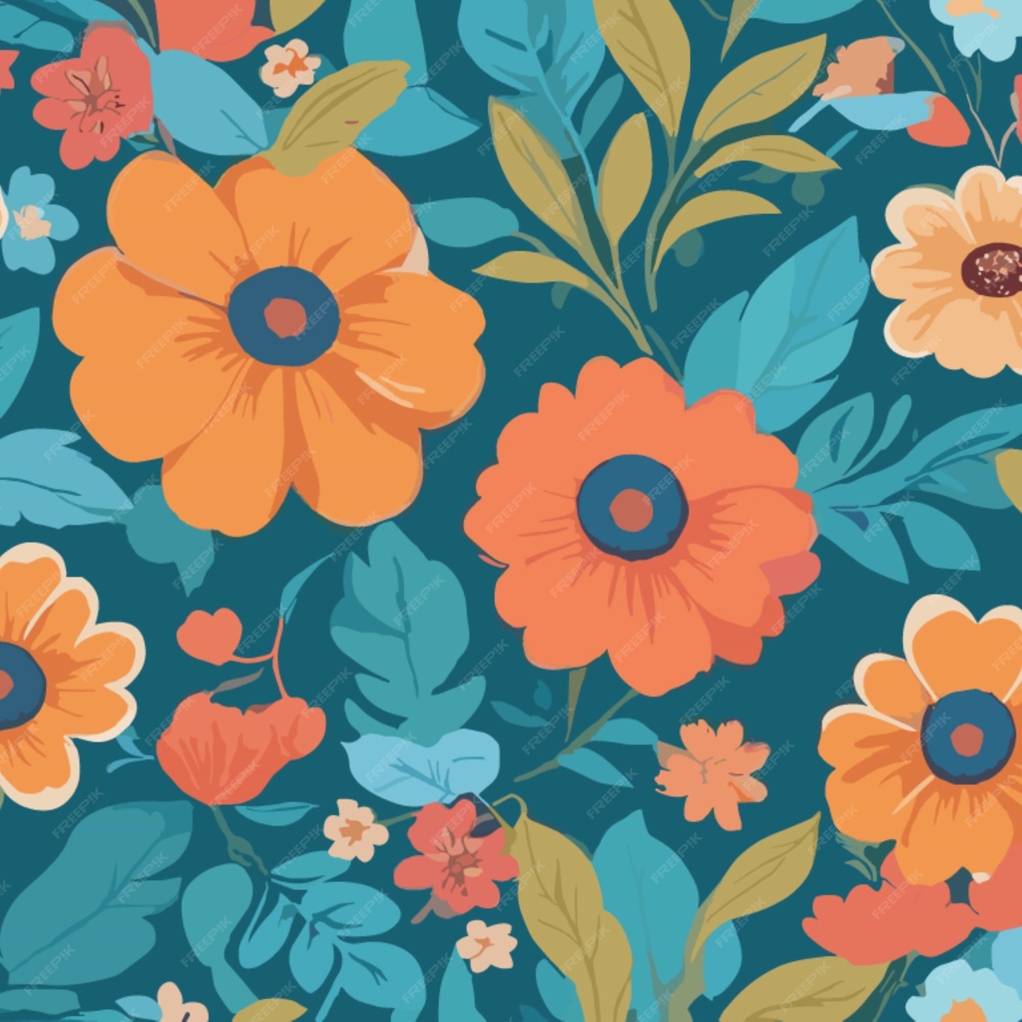 Premium Vector | Floral design vector on a white background