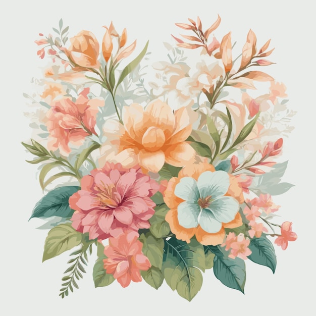 Floral design vector