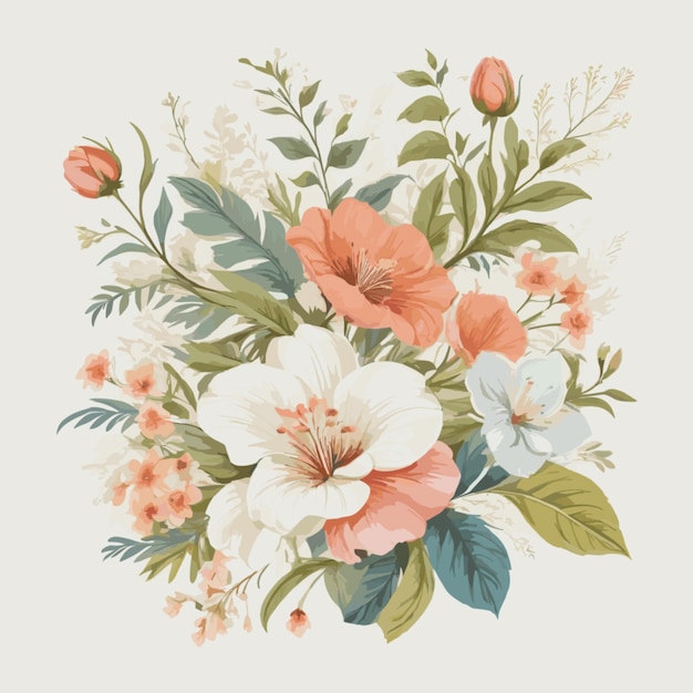 Floral design vector