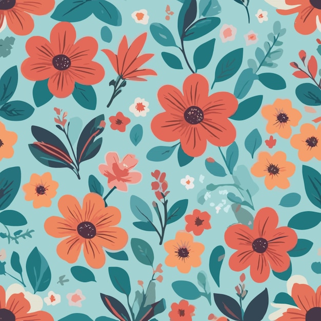 Floral design vector