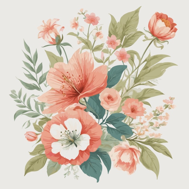 Vector floral design vector