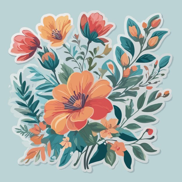 Floral design vector