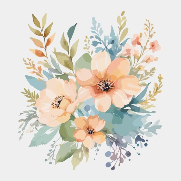 Floral design vector