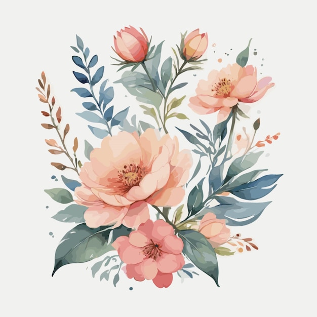 Floral design vector