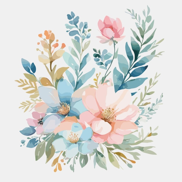 Floral design vector