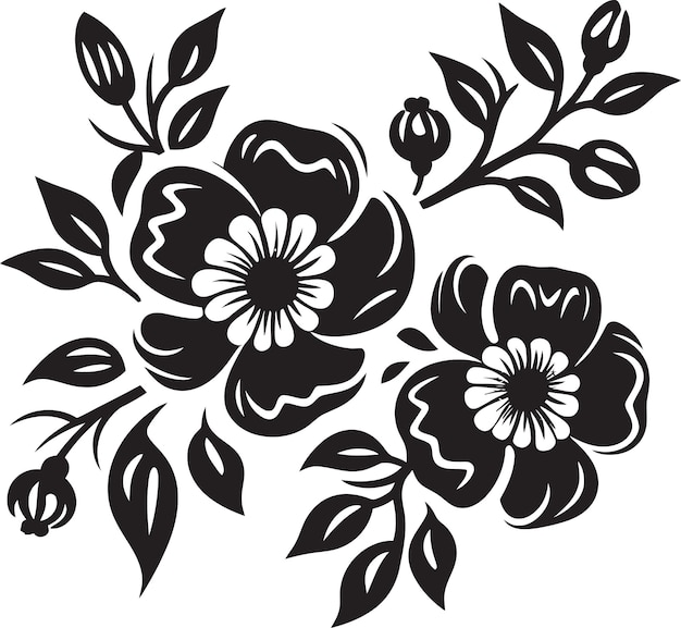 Floral dreams vectorized beauty art of blooms floral vector creations