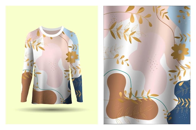 꽃 드레스 템플릿 디자인 컨셉