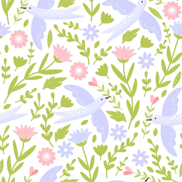 floral elegant seamless pattern