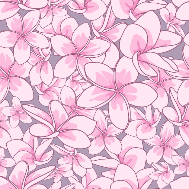 Vector floral element seamless background.