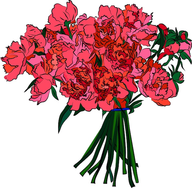 Floral element vector illustration