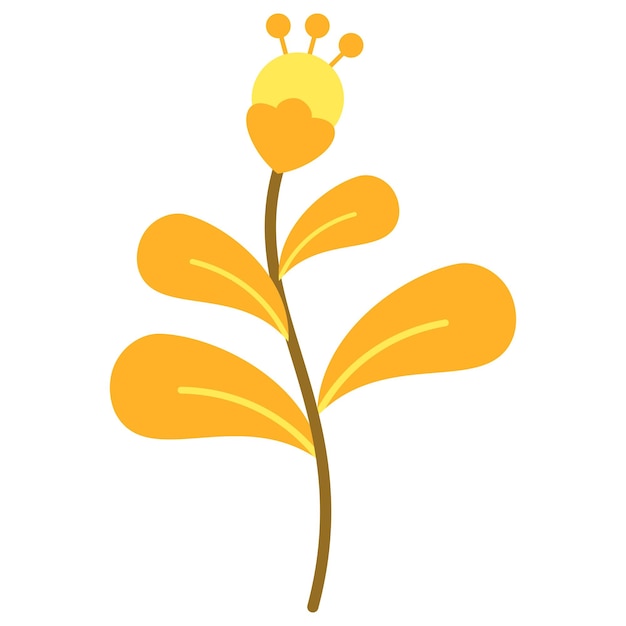 Floral element vector ontwerp ornament