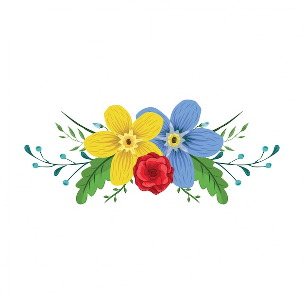 Floral elementen Vector