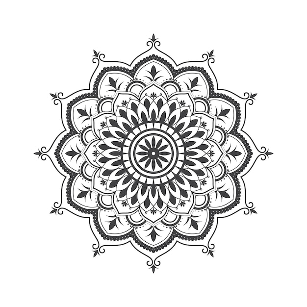 Floral Elements Mandala Design in Vector