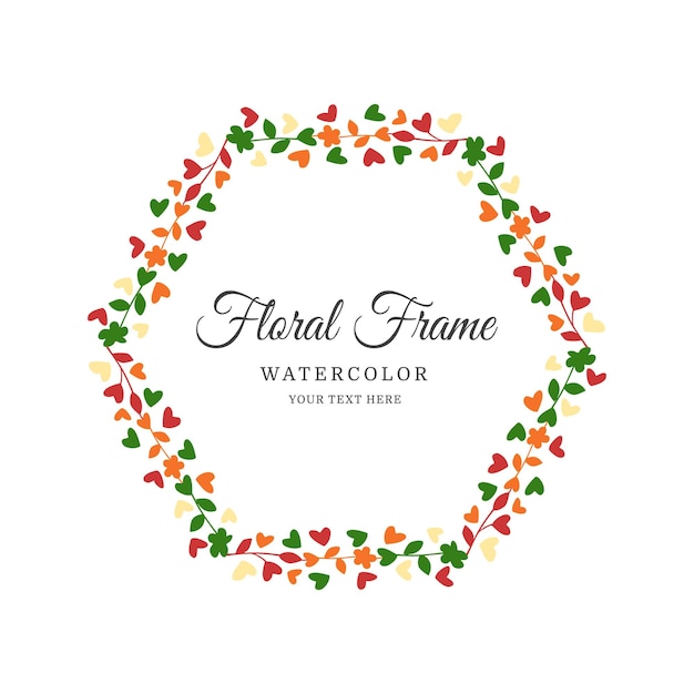 Floral frame design