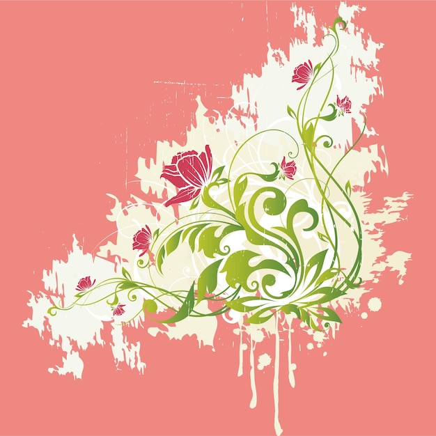 Floral frame ornament vector design fully editable 08