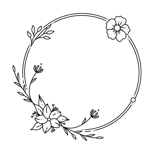 Flower Circle Svg Images - Free Download on Freepik