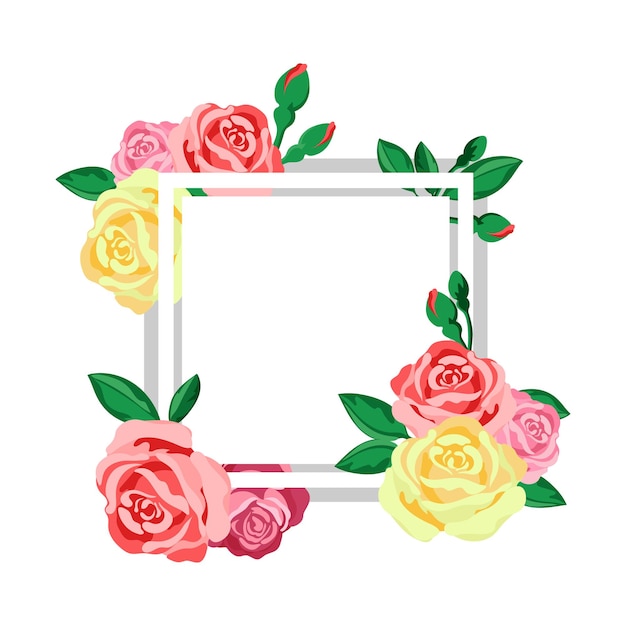 Floral frame