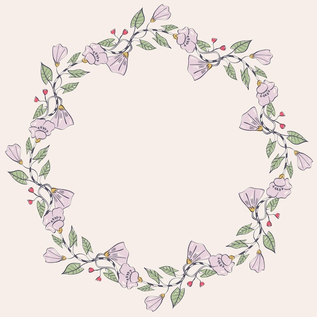 Floral frame