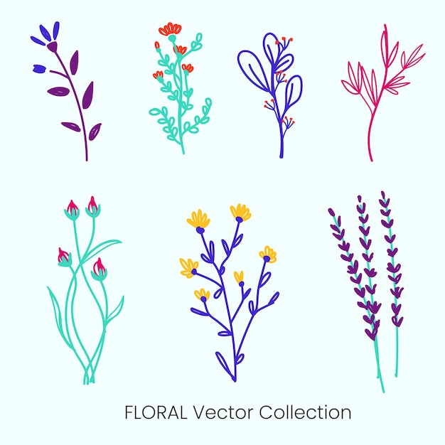 Floral handdrawn Illustration design