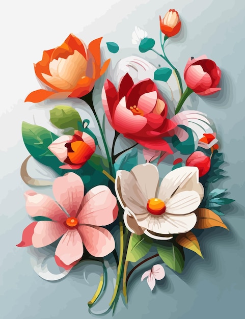 Vector floral illustration