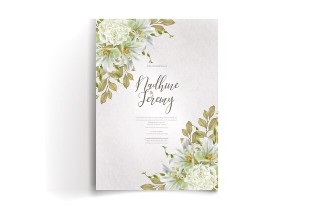 FLORAL INVITATION