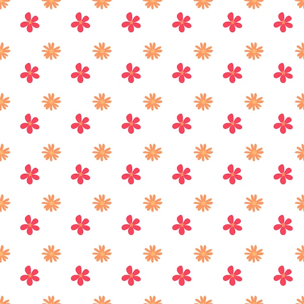 Floral Joy Seamless Vector Pattern Design