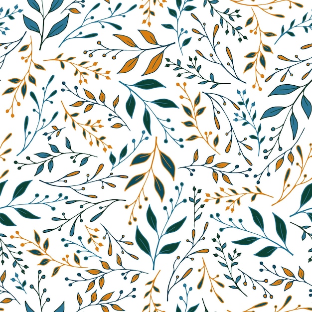 꽃 잎 줄기 패턴 완벽 한 디자인 귀여운
