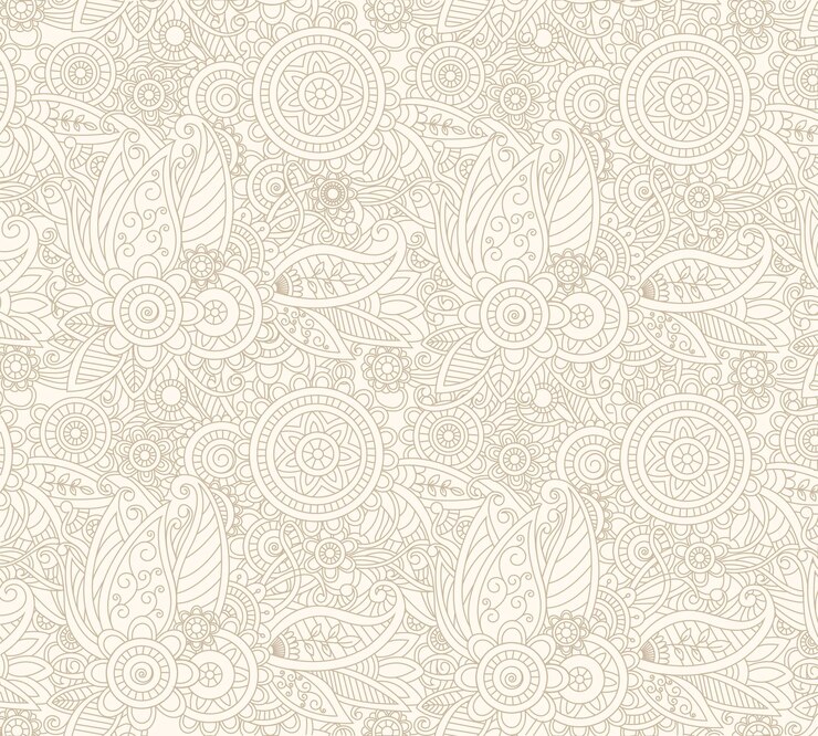 Floral lijntekeningen