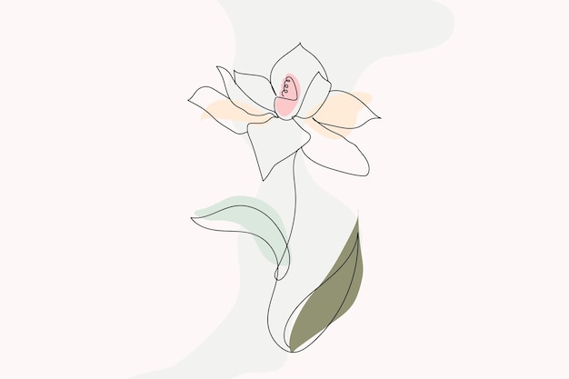 Floral Line art vector design voor huwelijksverjaardag verjaardag en feest