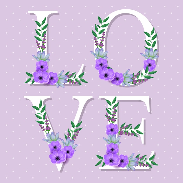 Floral love letter