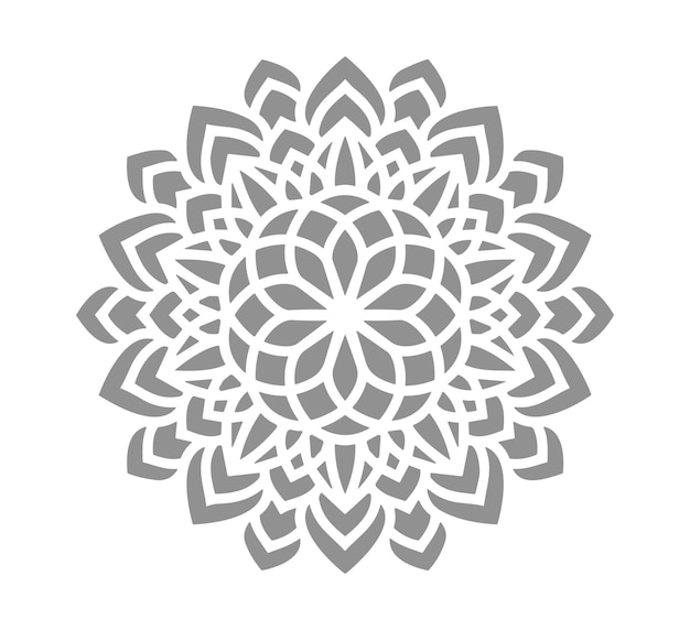 Vector floral mandala art design