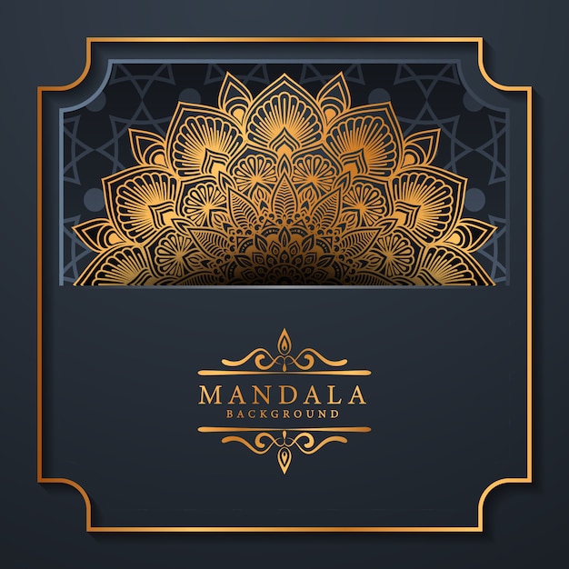 floral  mandala background arabesque style