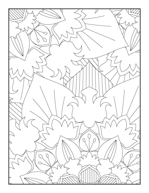 Floral Mandala Coloring Page Floral Coloring Book Floral Coloring Book For Teens