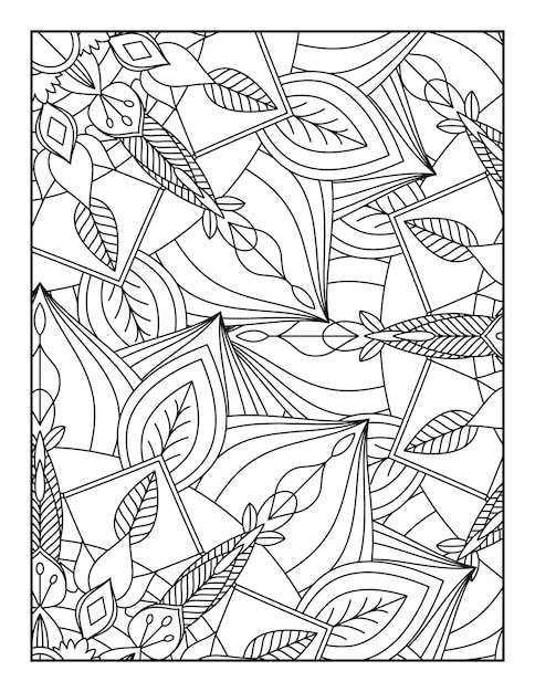 Floral Mandala Coloring Page Floral Coloring Book Floral Coloring Book For Teens