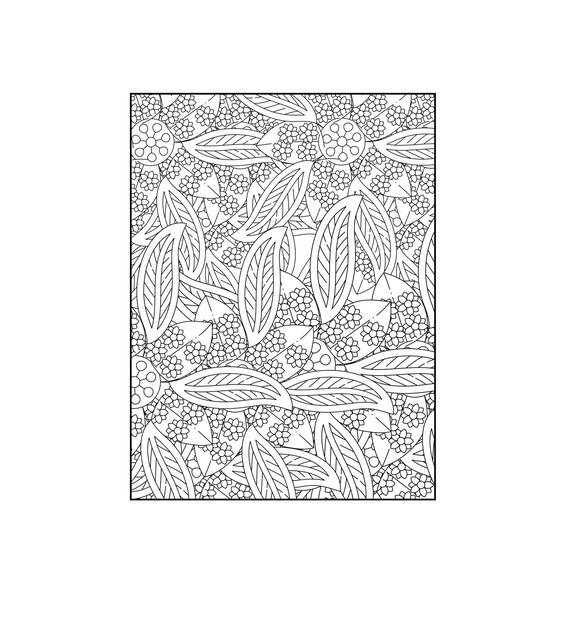 Floral Mandala Coloring Page