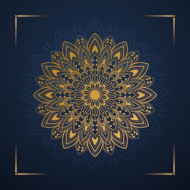 Vettore mandala floreale design premium vector