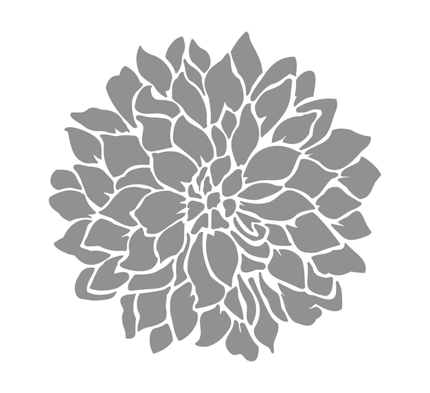 Vettore progettazione del logo del mandala floreale