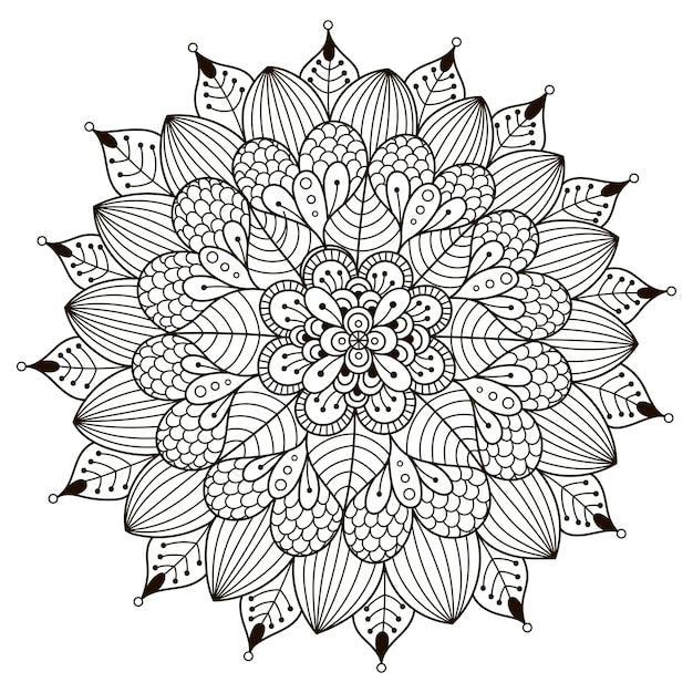 Mandala floreale