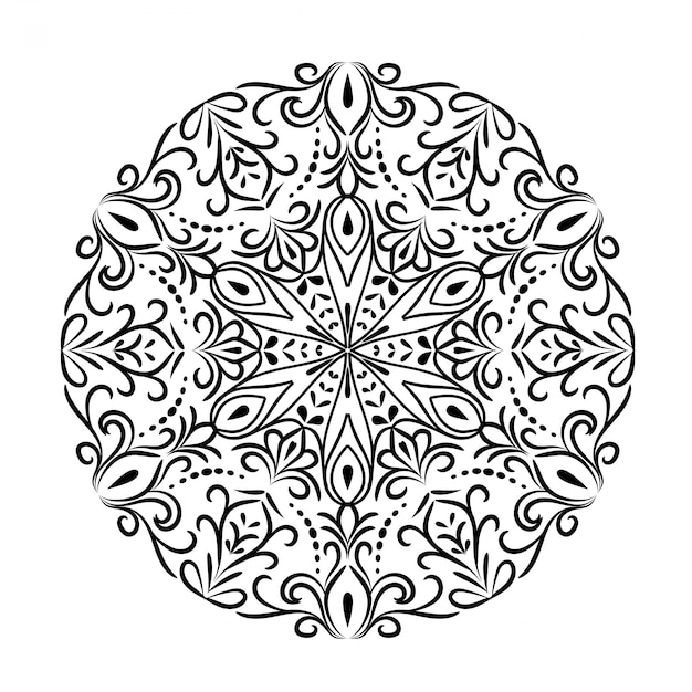 Floral mandala