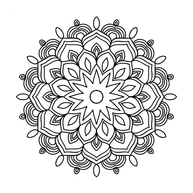 Mandala floreale