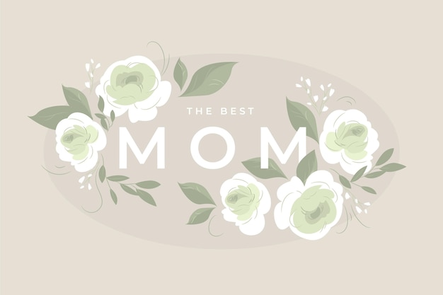 Vector floral mother's day illustration