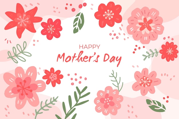 Vector floral mother's day illustration