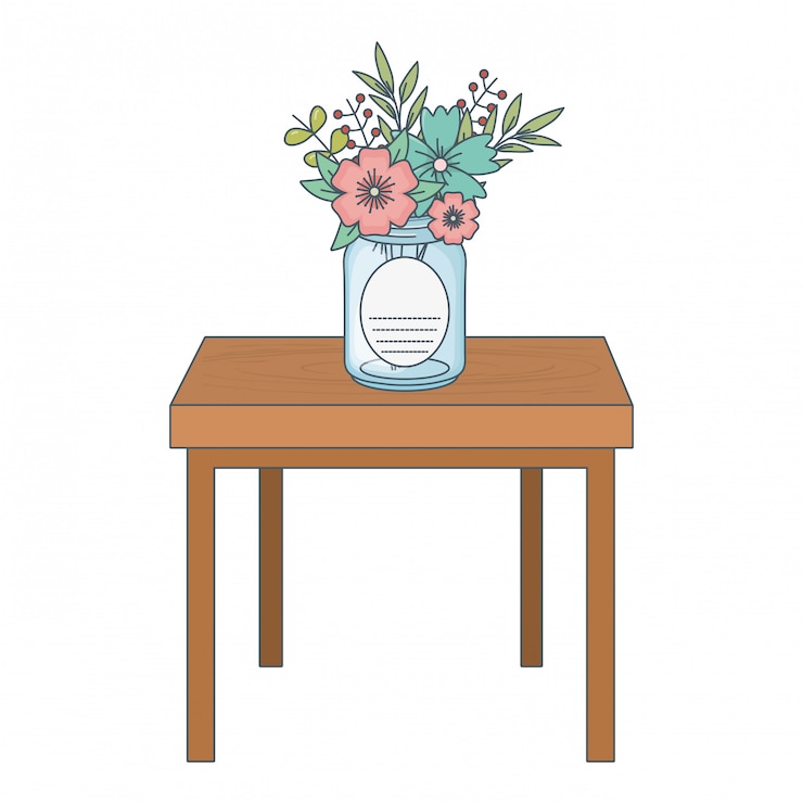 Vector floral nature flowers cartoon