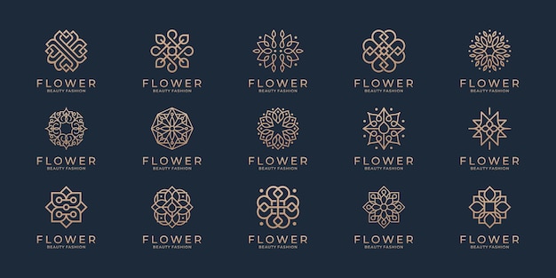 Floral ornament logo