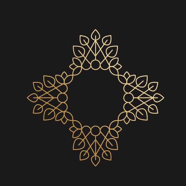 Vector floral ornament