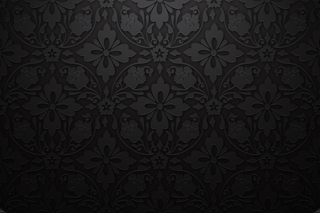Floral Ornamental Abstract Background