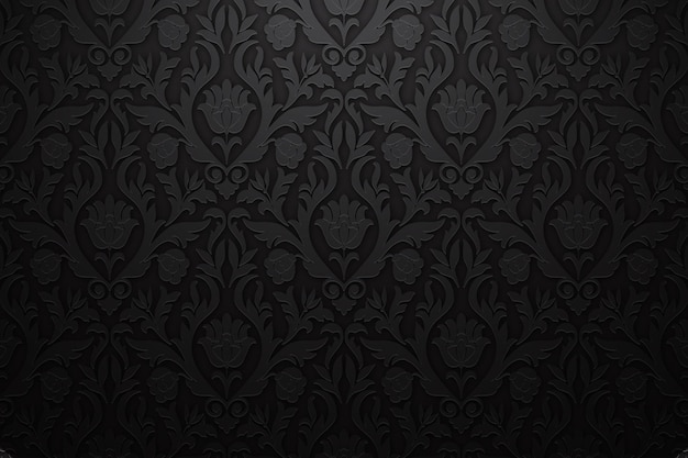 Floral Ornamental Abstract Background